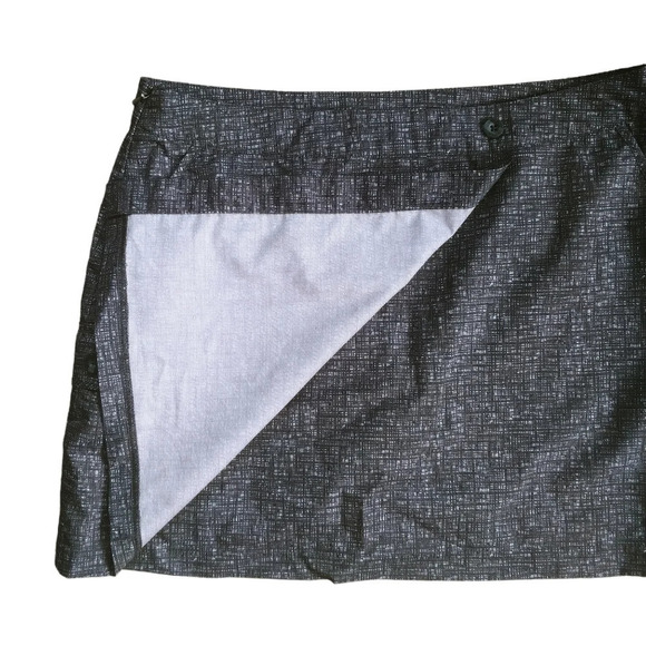 Avia Tennis/Golf/Sports Mini Skort Gray White S - Picture 4 of 8